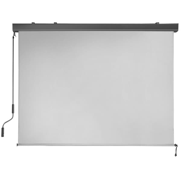 Vertikalmarkis Eloise med 2 väggfästen - 140 x 250 cm, ljusgrå