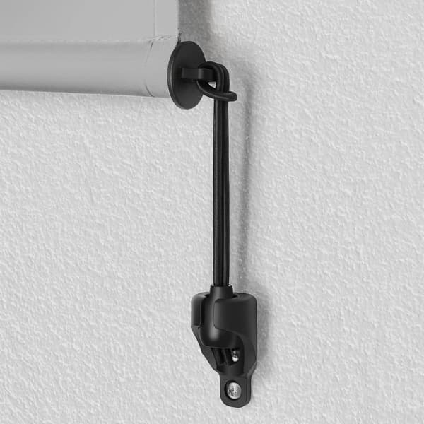 Vertikalmarkis Eloise med 2 väggfästen - 140 x 250 cm, ljusgrå
