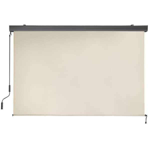 Vertikalmarkis Eloise med 2 väggfästen - 160 x 250 cm, beige