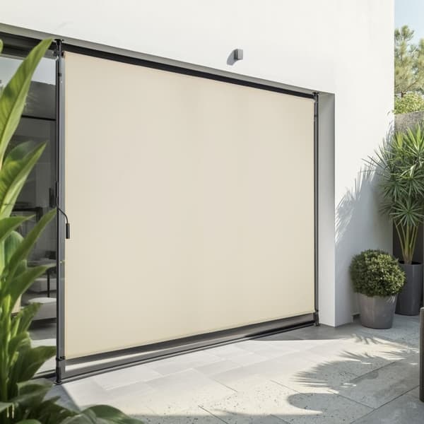 Klemmemarkise Taija med håndsving - 200 x 310 cm,beige