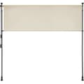 Miniatyrbillede 6 af 11: Klemmemarkise Taija med håndsving - 150 x 310 cm,beige