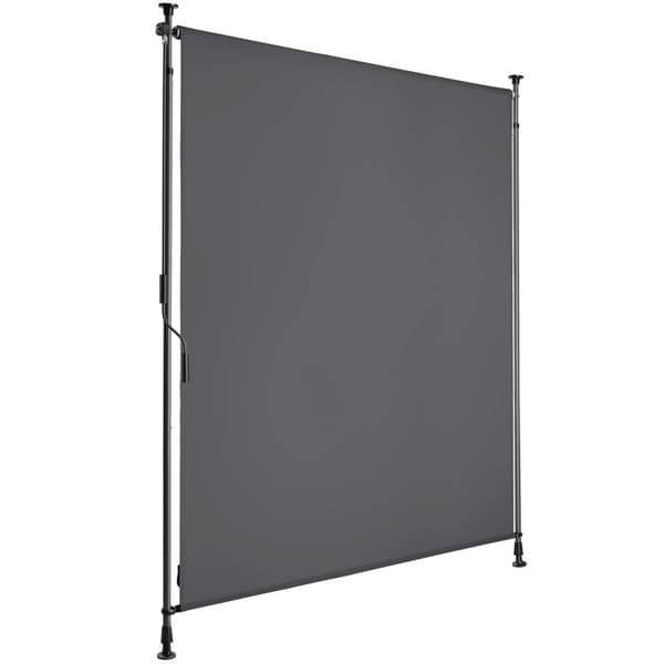 Klemmemarkise Taija med håndsving - 120 x 310 cm,sort