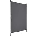 Miniatyrbillede 1 af 11: Klemmemarkise Taija med håndsving - 100 x 310 cm,sort
