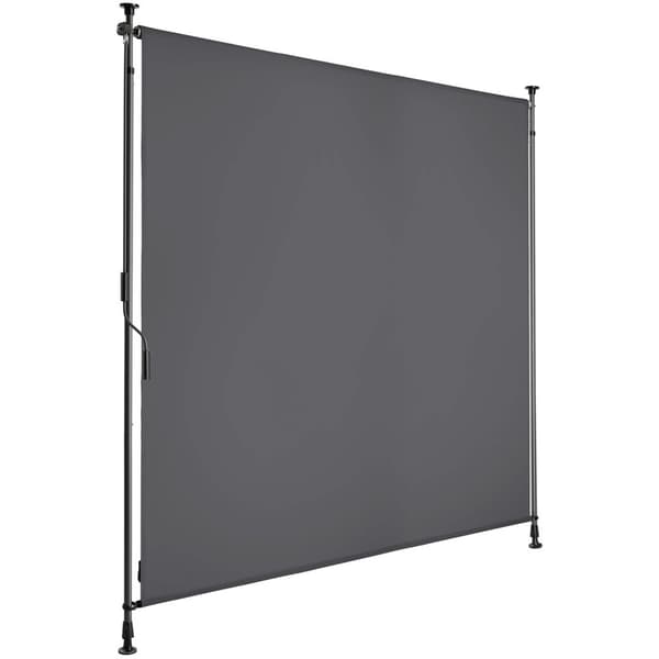 Markis Taija med handvev - 150 x 310 cm, svart