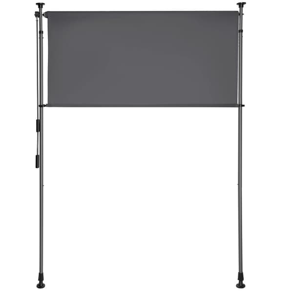 Markis Taija med handvev - 100 x 310 cm, svart