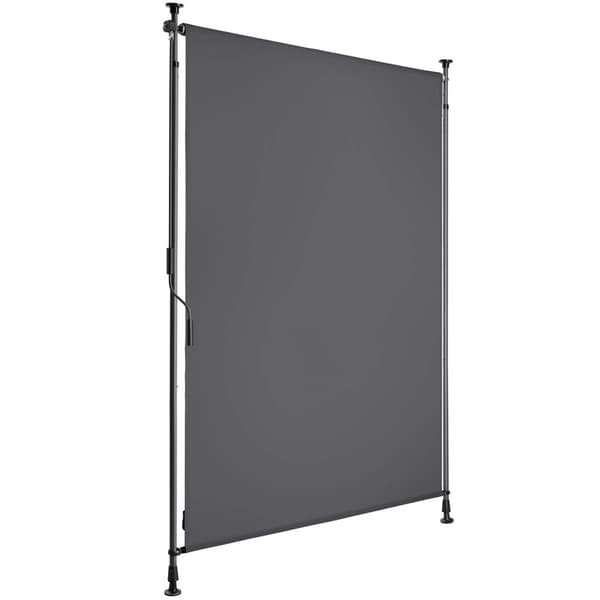 Markis Taija med handvev - 100 x 310 cm, svart