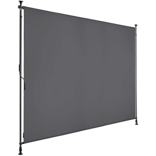 Markis Taija med handvev - 200 x 310 cm, svart