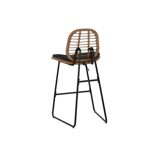 Pöytäsetti 2 tuolilla Home ESPRIT Ruskea Musta 60 x 60 x 102 cm