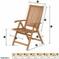 Miniatyrbilde 2 av 6: Puutarhatuoli Fieldmann FDZN 4001-T