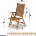 Miniatyrbilde 2 av 6: Puutarhatuoli Fieldmann FDZN 4101-T