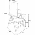 Miniatyrbilde 6 av 6: Puutarhatuoli Fieldmann FDZN 5018