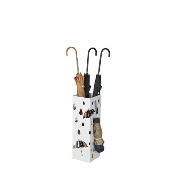 Rootz Metal Paraply Stand - Iron Paraply Holder - Square Stand - Stylish Decoration - 15,5 x 15,5 x 49 cm