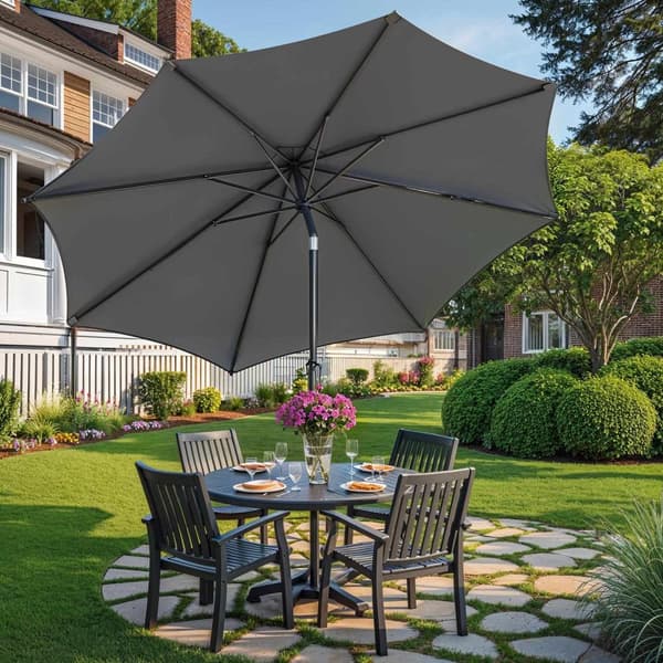 Rootz Outdoor Parasol 300cm - Paraply - Garden Sunshade - UPF 50+ Skydd - 3m x 2,4 m