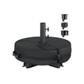 Miniatyrbild 1 av 6: Rootz Parasol Stand - Paraply Base - Sunshade Support - Hållbart stål - 55x55x40cm - Svart