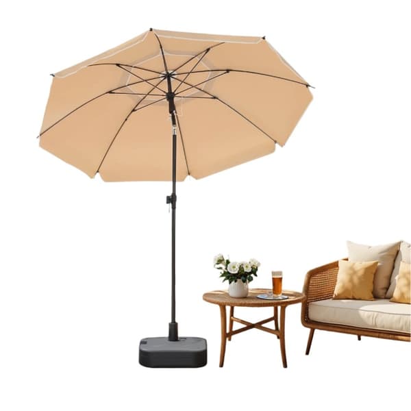 Rootz Parasol Sunin sateenvarjo - Auringonsuojelu - UV -suojus - UPF 50+ -suojaus - halkaisija 160 cm x 210 cm korkeus