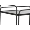 Miniatyrbillede 5 af 5: Servirni voziček DKD Home Decor Sort Metal Krystal 60,5 x 40,5 x 75,5 cm