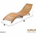 Miniatyrbilde 2 av 6: Aurinkotuoli Fieldmann FDZN 4009-T Brun 182 x 54 cm