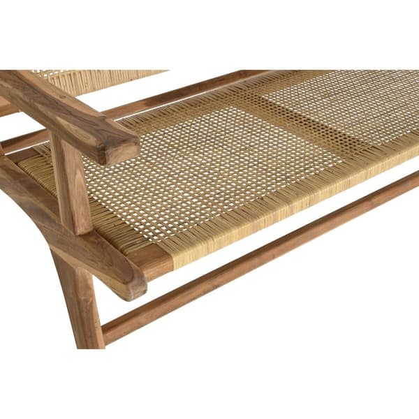 Bänk DKD Home Decor Brun Naturell 120 x 76 x 68 cm