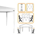 Miniatyrbild 3 av 5: Gazebo Aktive 300 x 250 x 300 cm Stål Vit Plast