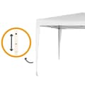 Miniatyrbild 5 av 5: Gazebo Aktive 300 x 250 x 300 cm Stål Vit Plast
