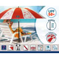 Miniatyrbild 3 av 5: Parasoll Röd Ø 220 cm SPF50+ Havsblå
