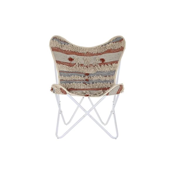 have DKD Home Decor Hvid Orange Jern 74 x 65 x 90 cm