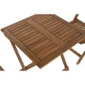 Miniatyrbillede 3 af 6: Spisebordsæt med 2 stole Home ESPRIT Brun 60 x 60 x 74 cm