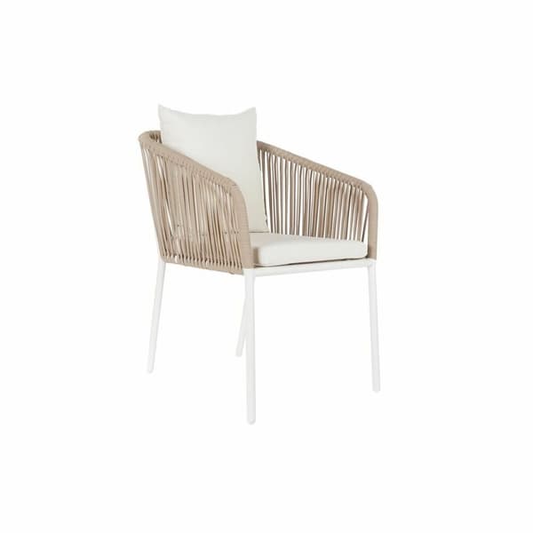 Bordsgrupp med stolar DKD Home Decor Beige 78 cm 163 x 95 x 6 cm