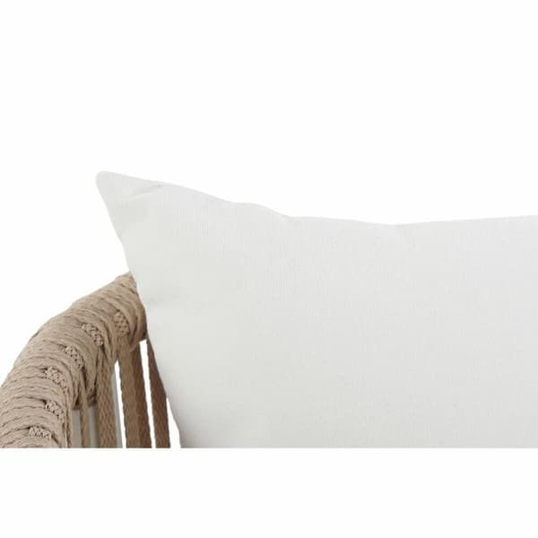 Bordsgrupp med stolar DKD Home Decor Beige 78 cm 163 x 95 x 6 cm