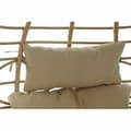 Pikkukuva 3 / 4: Riippuva puutarhan nojatuoli DKD Home Decor 90 x 70 x 110 cm 105 x 75 x 226 cm Beige Metalli Ruskea synteettinen rottinki