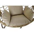 Pikkukuva 2 / 4: Riippuva puutarhan nojatuoli DKD Home Decor 90 x 70 x 110 cm 105 x 75 x 226 cm Beige Metalli Ruskea synteettinen rottinki