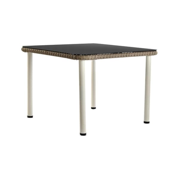 Garden furniture DKD Home Decor Valkoinen Vaaleanruskea 190 x 190 x 70 cm