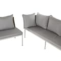 Pikkukuva 5 / 11: Garden furniture DKD Home Decor Valkoinen Vaaleanruskea 190 x 190 x 70 cm