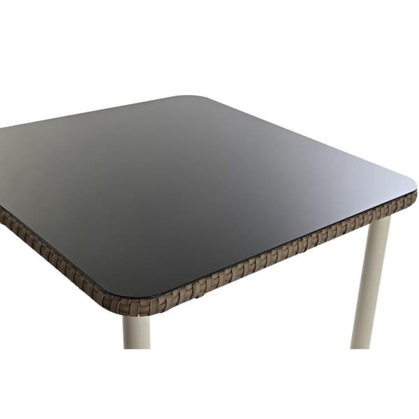 Garden furniture DKD Home Decor Valkoinen Vaaleanruskea 190 x 190 x 70 cm