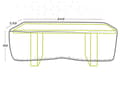 Miniatyrbillede 4 af 4: Beskyttende case Aktive Tabeller 240 x 60 x 130 cm (6 enheder)