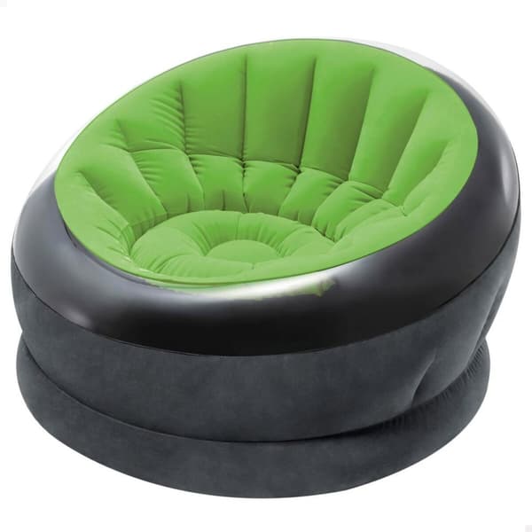 Uppblåsbar fåtölj Intex Empire Grön 112 x 109 x 60 cm (3 antal)