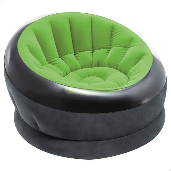 Uppblåsbar fåtölj Intex Empire Grön 112 x 109 x 60 cm (3 antal)