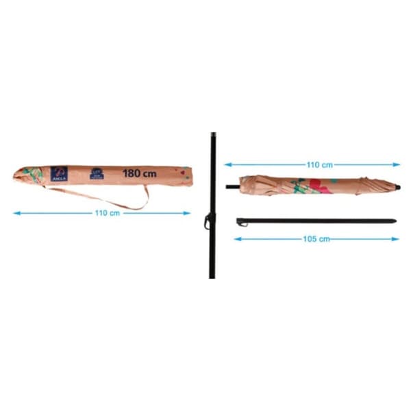 Skėtis nuo saulės Pinkki 180 cm UPF 50+