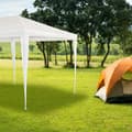 Miniatyrbillede 4 af 4: Gazebo Aktive Hvid 300 x 600 cm Metal Plastik