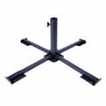 Miniatyrbillede 2 af 5: Fod for strandparasol Aktive 86 x 34 x 86 cm Sort Metal (2 enheder)