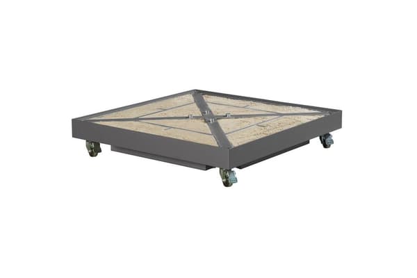 Sandfylld paraplyfot 81x81 - 90 kg PLATINUM antracit Homms