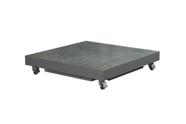 Sandfylld paraplyfot 81x81 - 90 kg PLATINUM antracit Homms