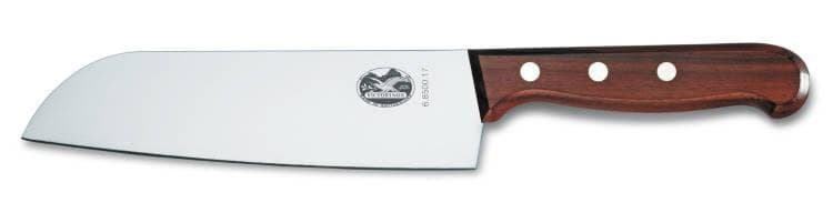 Santokukniv Trähandtag i Presentask 17cm