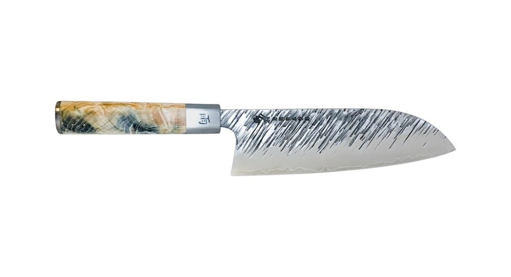 Ame Santokukniv handtag i Kanadalärk 18 cm