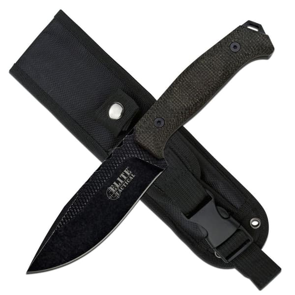 Elite Tactical - ET-FIX002S-DSW  - Jaktkniv/överlevnadskniv