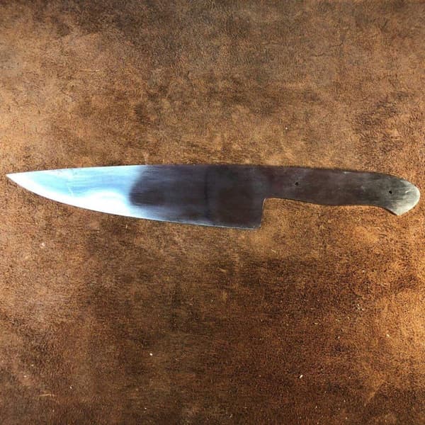 Knivblad Blankt - kökskniv full tang