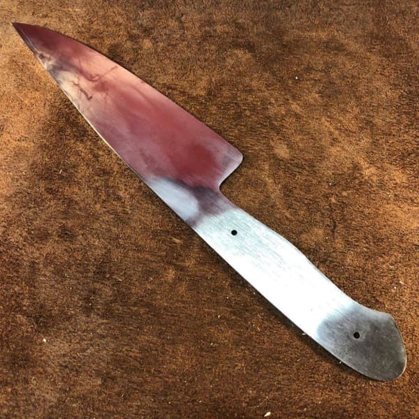Knivblad Blankt - kökskniv full tang
