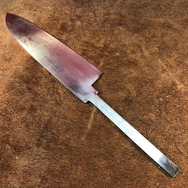 hand made Blank blade kitchen knife