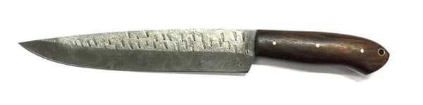 Nice Damascus hunting knife with unique look
