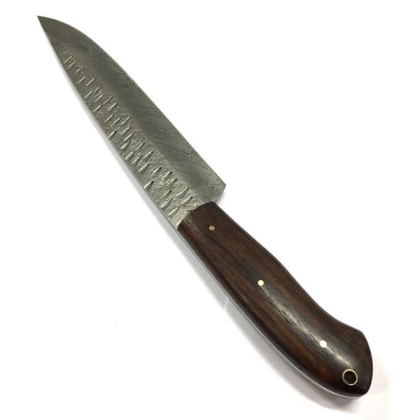 Nice Damascus hunting knife with unique look